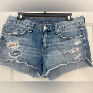 Rag and Bone Cutoff Denim Shorts